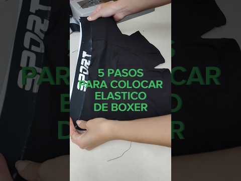 5 PASOS PARA ELASTICO DE BOXER🔥🔥 #shortvideo #tutorial #video #sewingtutorial #diy #shorts #short