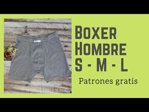 Boxer de Hombre tutorial – Patrón , escalado, corte y confección paso a paso