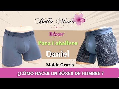 ¿CÓMO HACER UN BOXER DE HOMBRE? Moldes Gratis – DIY