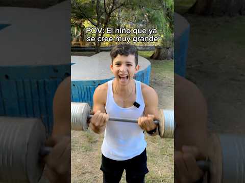El Niño Que Ya Se Cree Muy Grande #fitness #viral #shorts