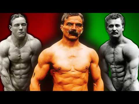 Los HOMBRES MÁS MUSCULOSOS antes de los esteroides (nadie habla de esto)