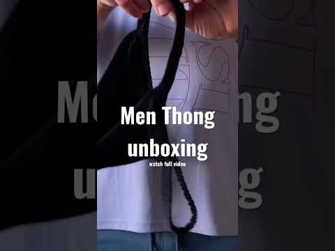 Men Thong #guy #male #man #unboxing #thong #string #swimwear #menswear