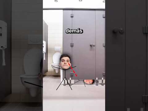 Por Qué Los Baños Tienen Agujeros? 😧 #shorts #viral
