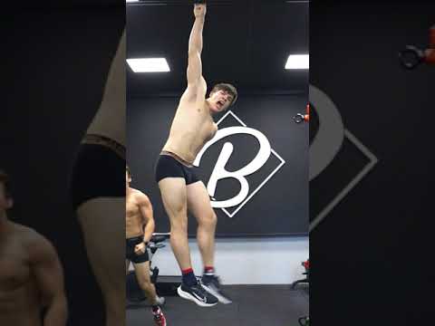 This Guy Grabs A 3 Meter High Bar In His Underwear