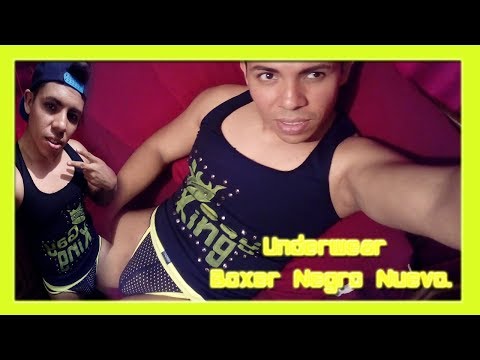 Underwear  Boxer Negro (Nuevo).