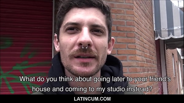 Amateur Straight Spanish Latino With Nose Ring Seduced By Gay Stranger For Money Outside POV8 min