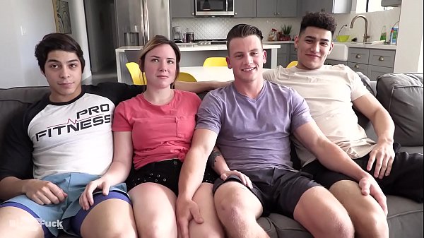 TEEN ORGY – big cock splits holes and 1st time rimming!30 min